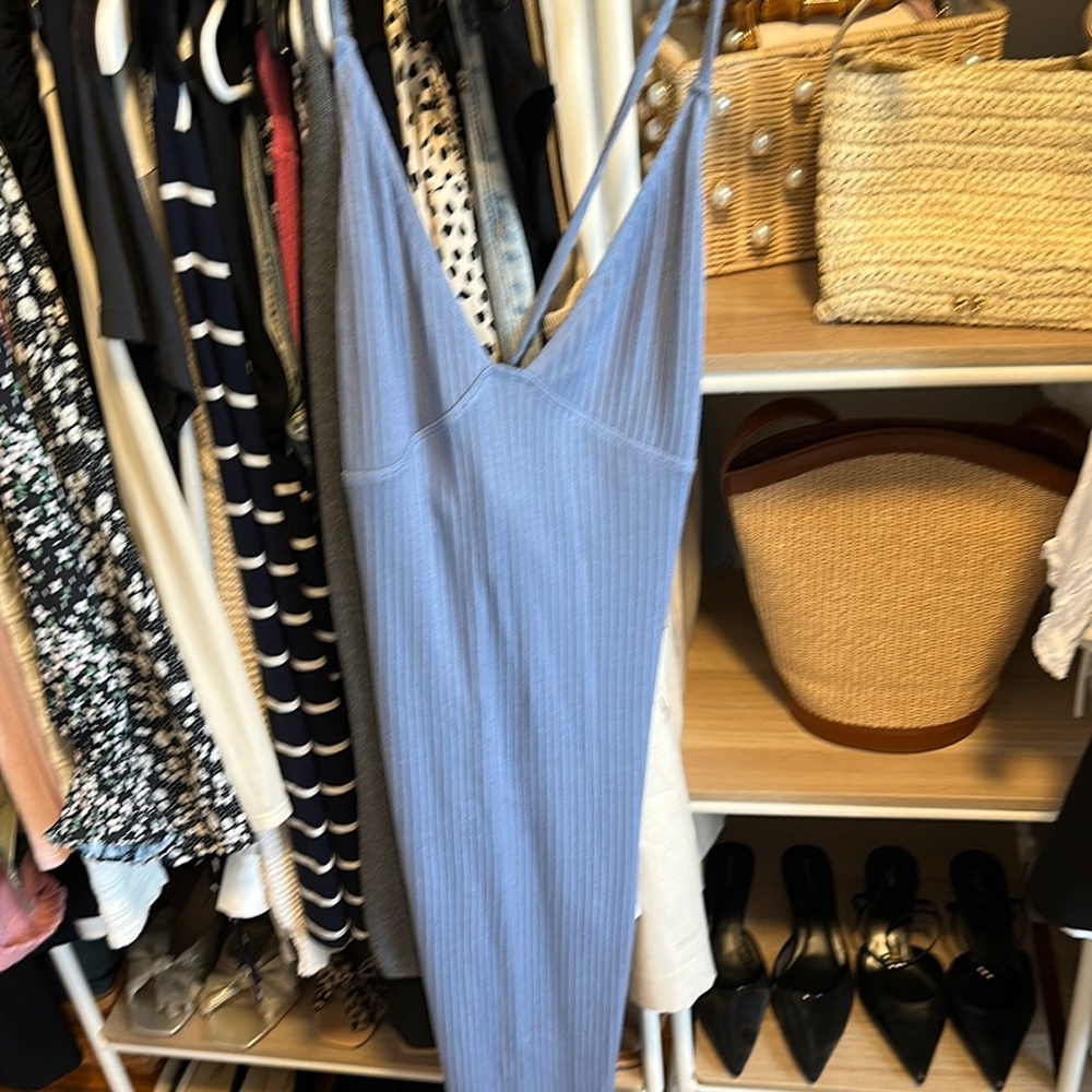 Reformation Light Blue Maxi Dress